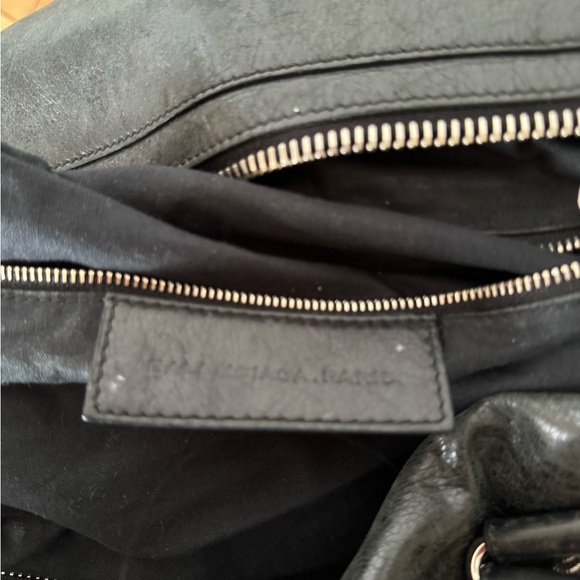 Balenciaga Le City Large Black Leather Women's Handbag - Picture 4 of 7